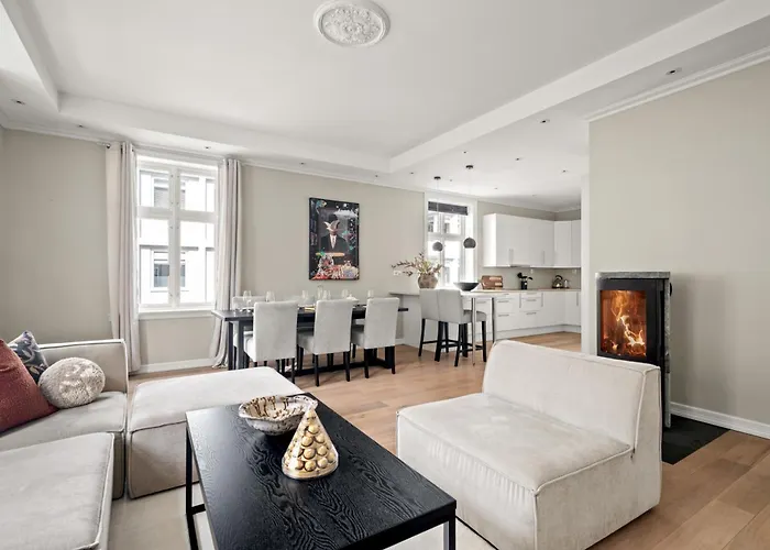 דירה Scandinavian Luxury In Bergen's Finest Street *